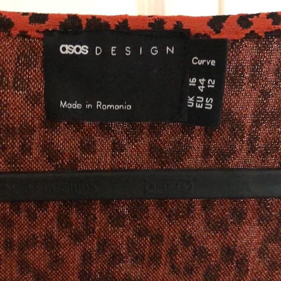 ASOS Curve Wrap Front Midi Dress - Picture 7 of 7